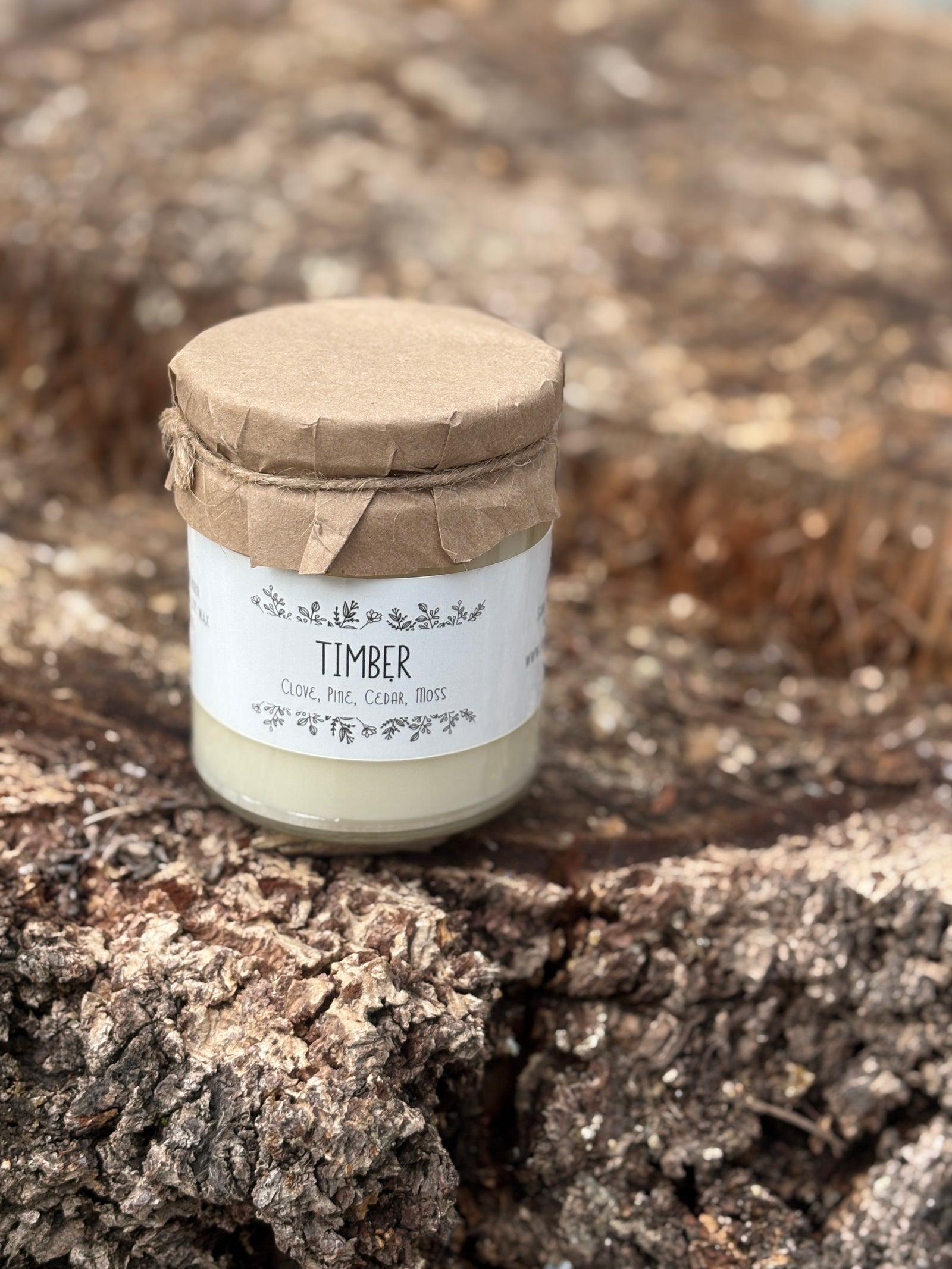 Sanctuary Soy Candle Timber