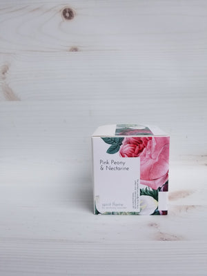 Spirit Flame Soy Candle Pink Peony and Nectarine