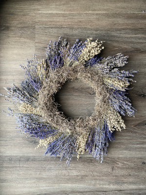 Lavender Wreath